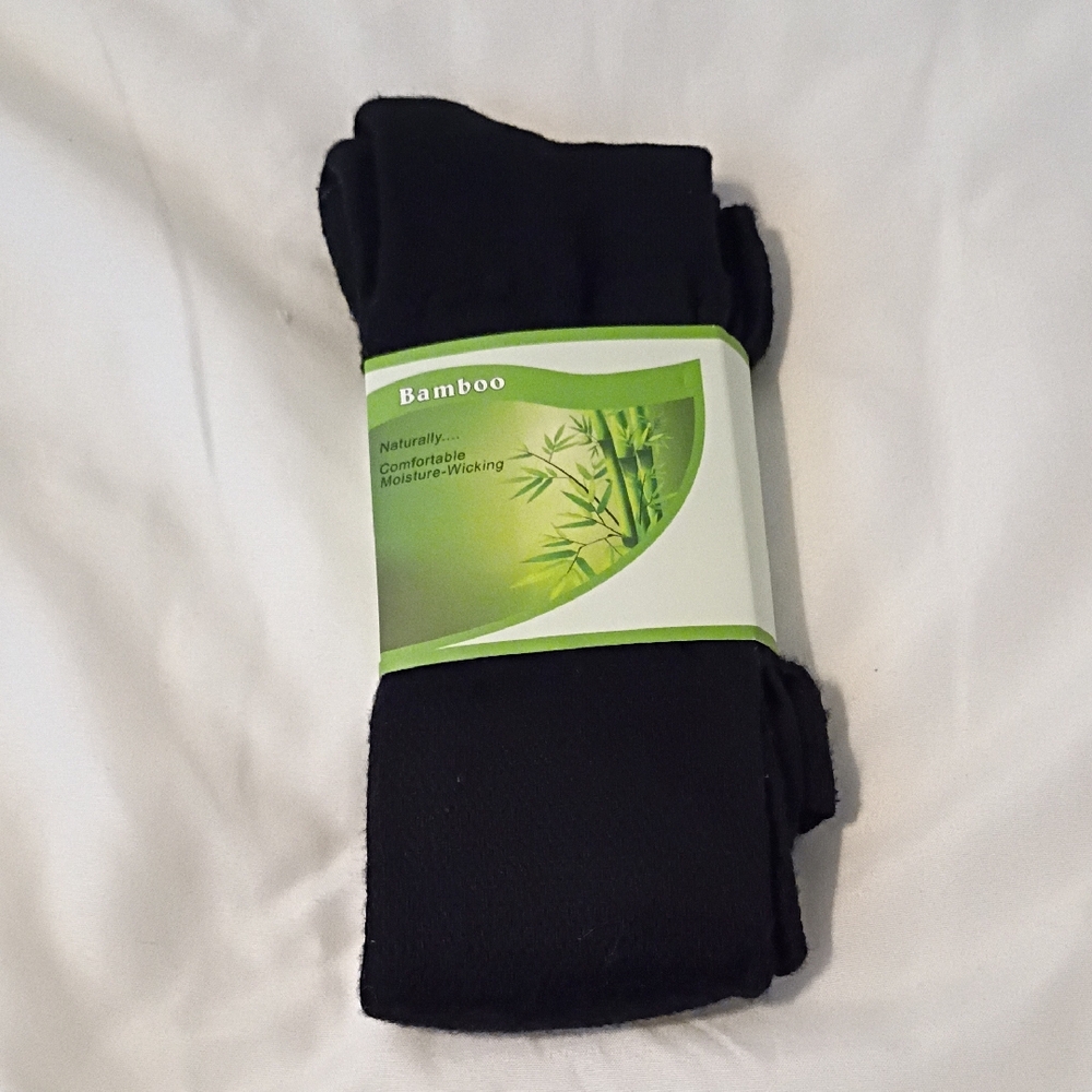 BAMBOO Men's Black Casual Socks